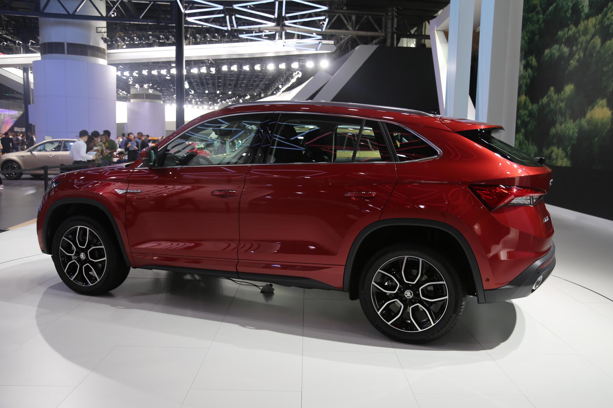 斯柯达-柯迪亚克gt,20万级别德系轿跑suv,车展实拍!