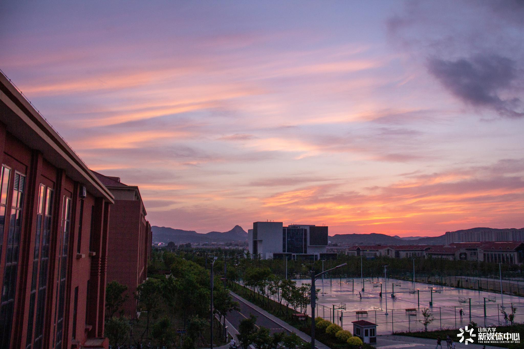 "一抹晚霞飞" |山东大学青岛校区
