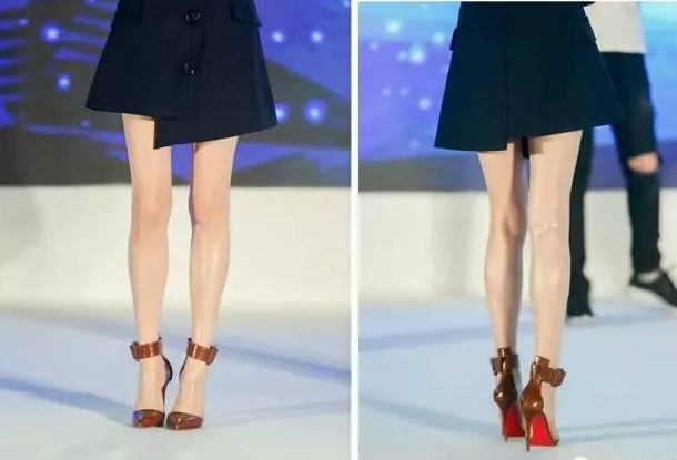 为什么女明星的腿都那么白细直?难道是腿也化了妆?