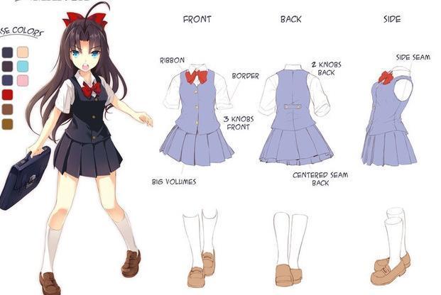 q版人物衣服绘画技巧