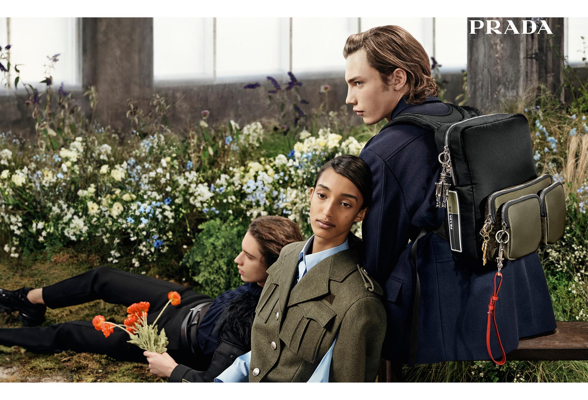 prada 发布2019秋冬女装与男装广告大片