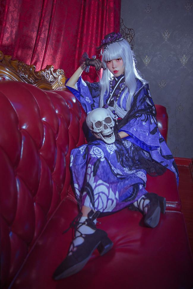 蔷薇少女 和服水银灯 小姐姐真美