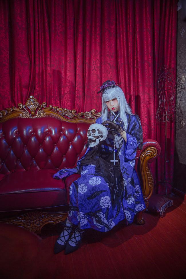 蔷薇少女 和服水银灯 小姐姐真美