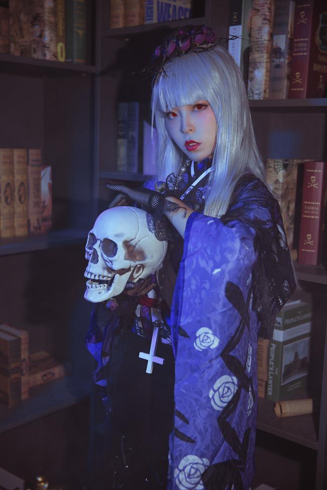 蔷薇少女 和服水银灯 小姐姐真美