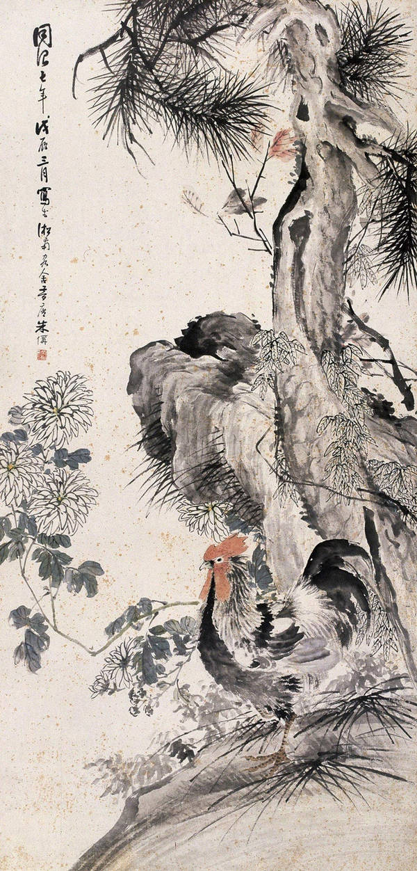 清书画名家朱偁花鸟作品欣赏|朱偁|花鸟|张熊_新浪新闻