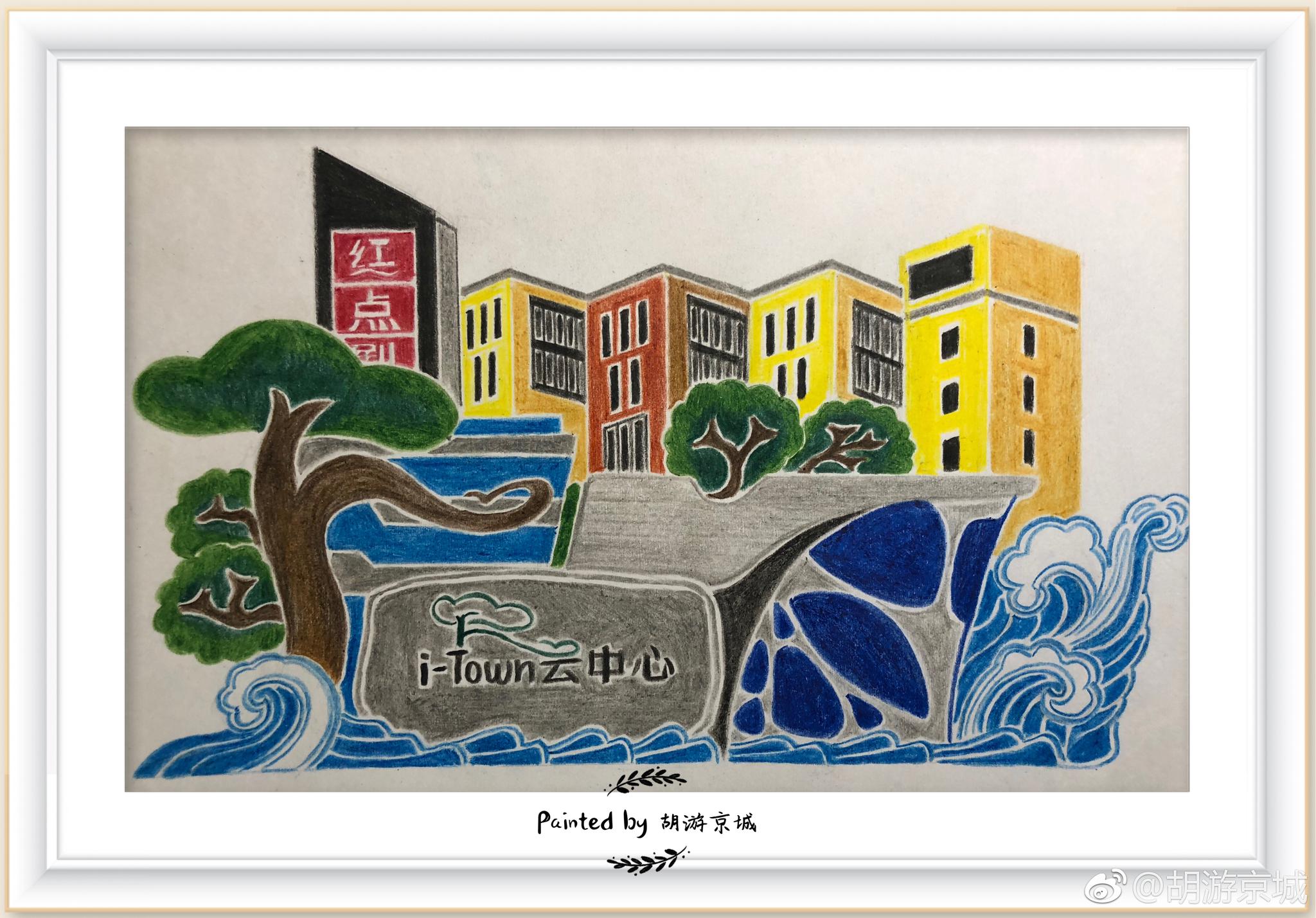 海淀六处手绘地区招贴画