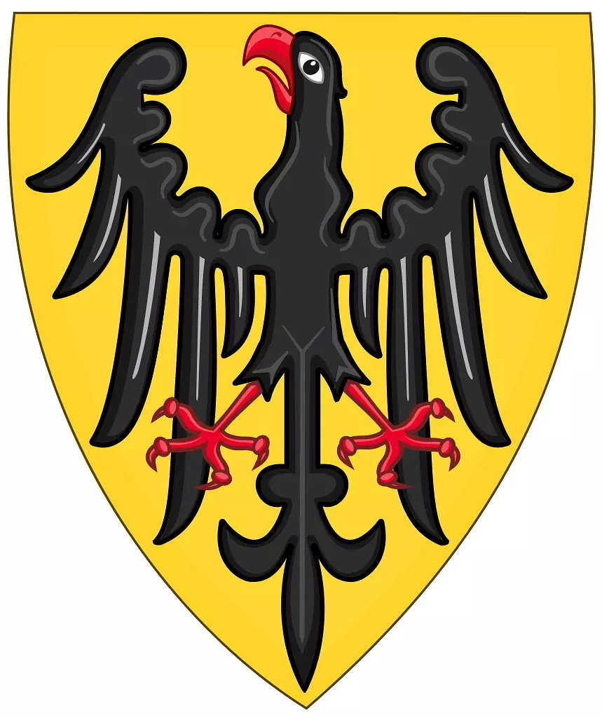 1433年时,西吉斯蒙德加冕成为了神圣罗马帝国的皇帝,双头鹰正式官方