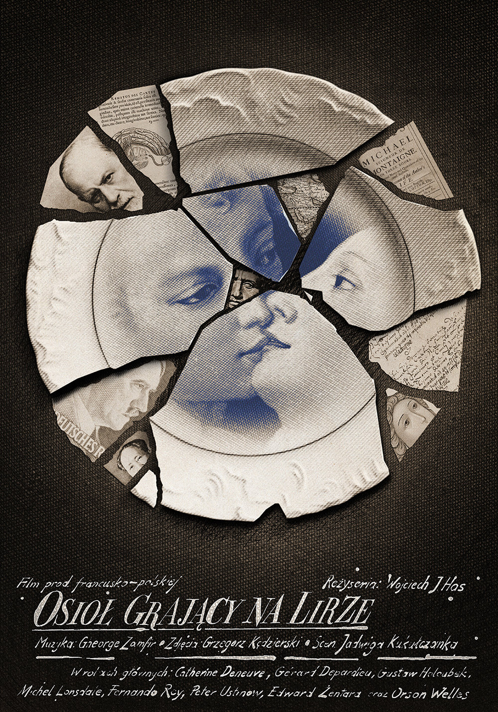 kuba sowiński 的复古海报设计,通过重新组合的元素来传达隐喻