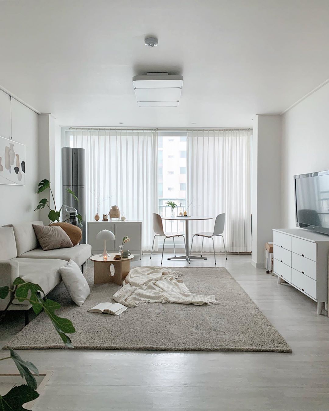 110㎡清爽简约,ins风韩系住宅空间.