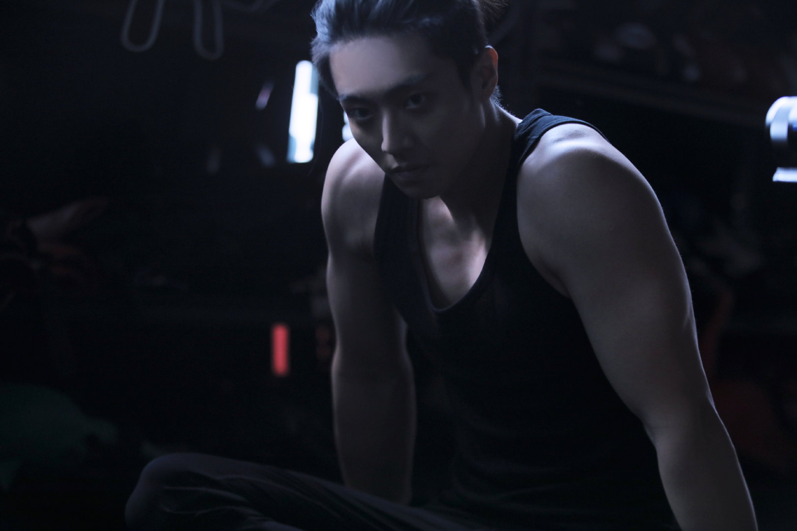 黑金旗下新晋演员@陈靖可chan 最新运动写真上线,照