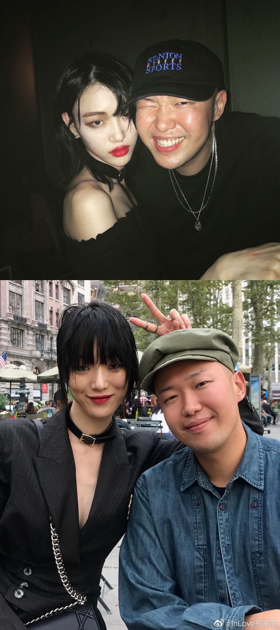 哇～原来 kove lee 是崔素拉的男友啊(现在是丈夫啦)崔素拉那些酷酷