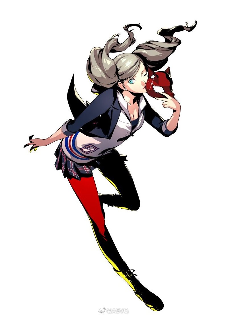 ps4女神异闻录5皇家版主人公杏龙司佑介四人的高清新立绘