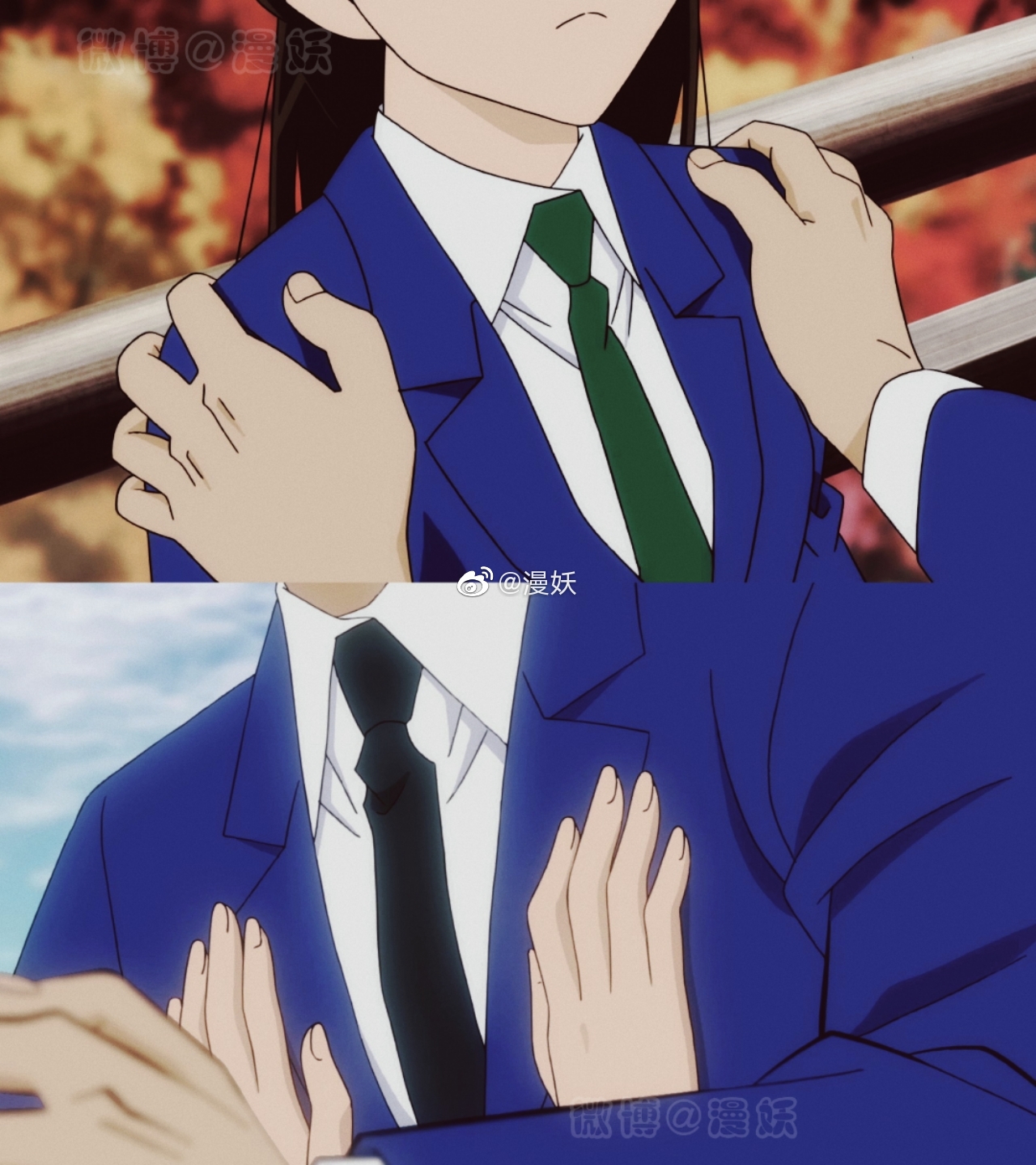 自截动漫壁纸 红色的修学旅行恋红篇 小兰亲了新一