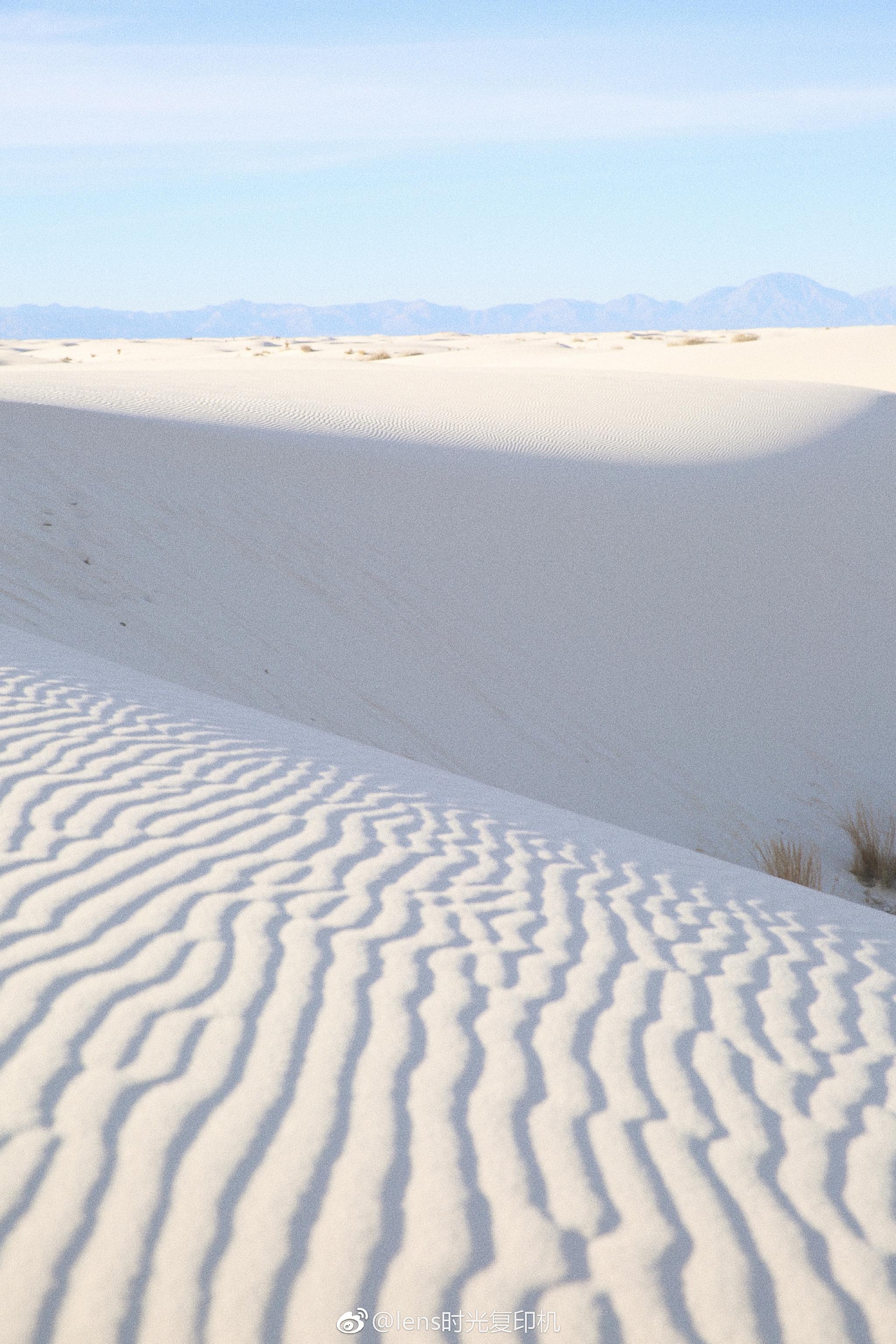梦一般的白色沙漠canmuseum美国白沙国家纪念地