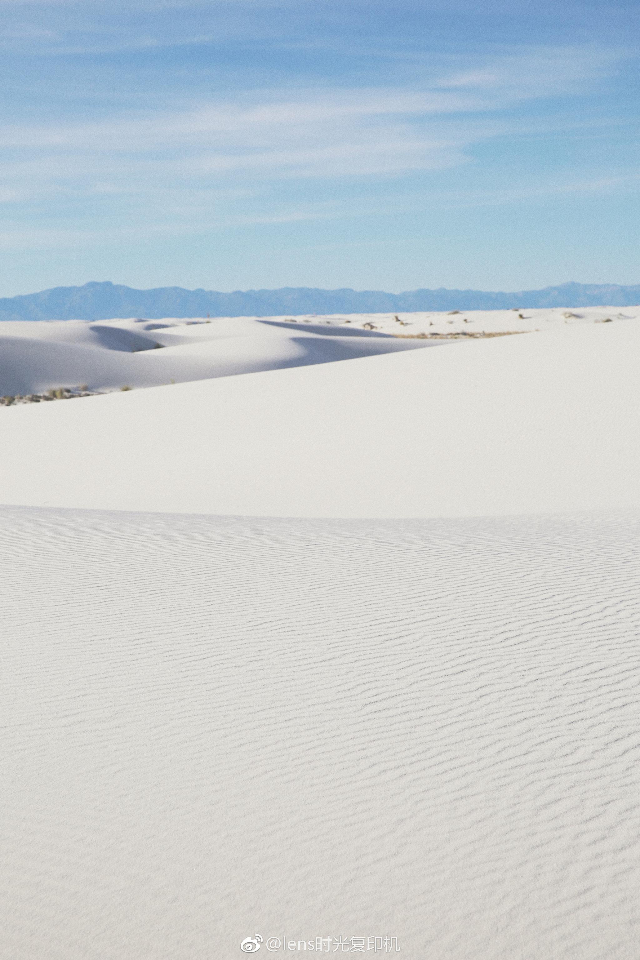 梦一般的白色沙漠canmuseum美国白沙国家纪念地
