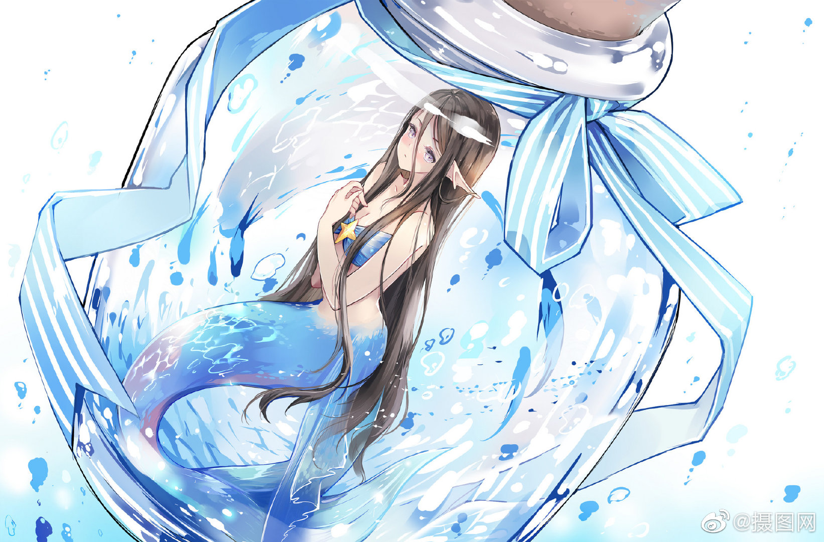 谁不想有一个这样可以藏在瓶子里的朋友呢?