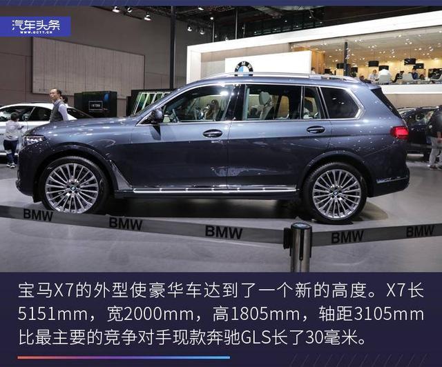 不怒自威的全尺寸"巨兽",图解全新宝马x7