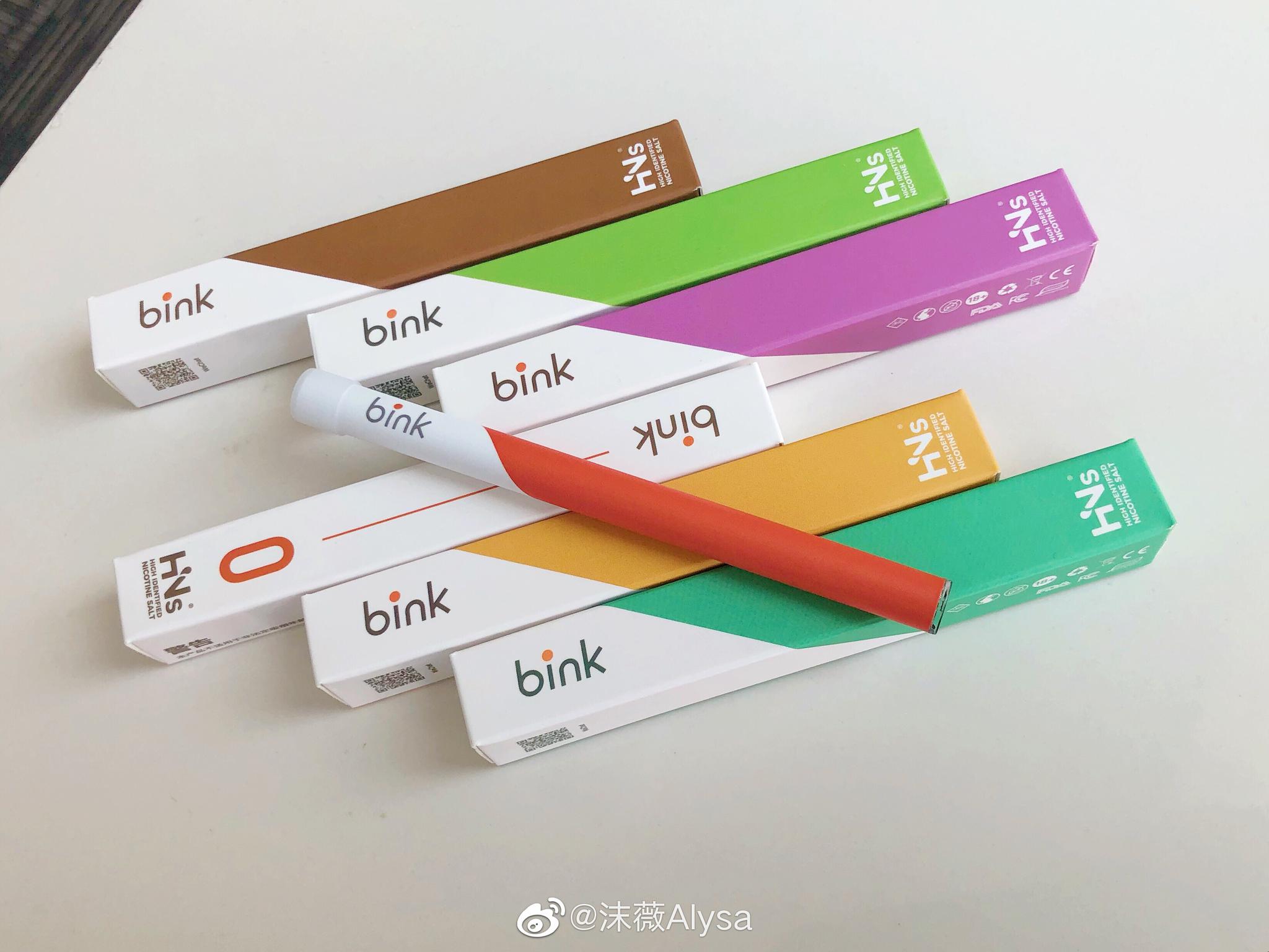 感受了下冰壳bink新款max电子烟木有焦油多种口味可选挺好玩