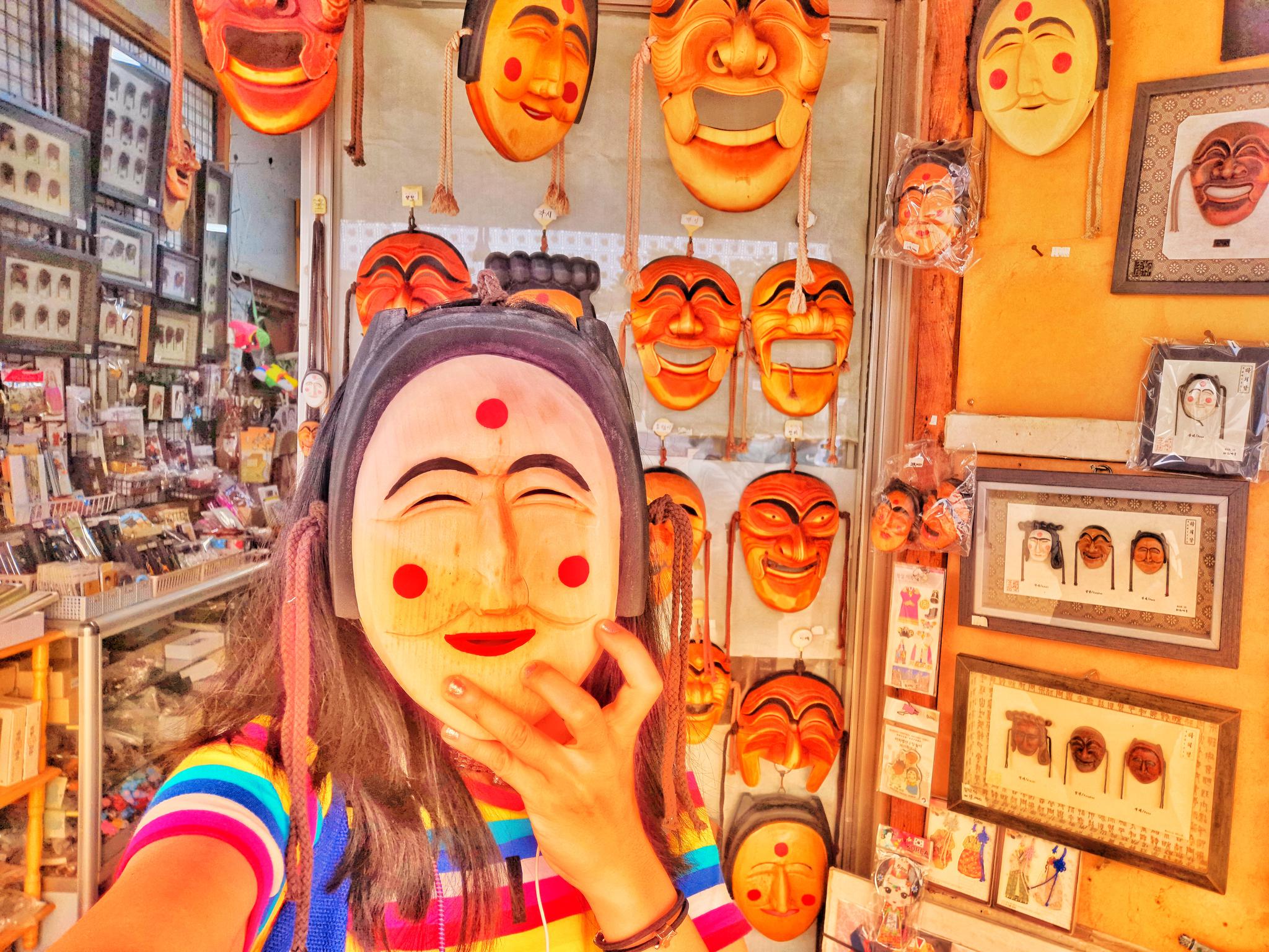 韩国安东河回村,这里没有旅行团