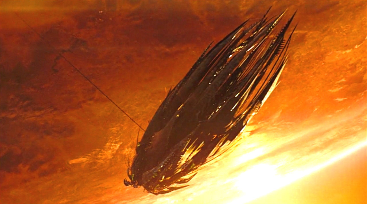 24世纪的外星战舰,利用黑洞穿越回百年前,大肆毁灭星球