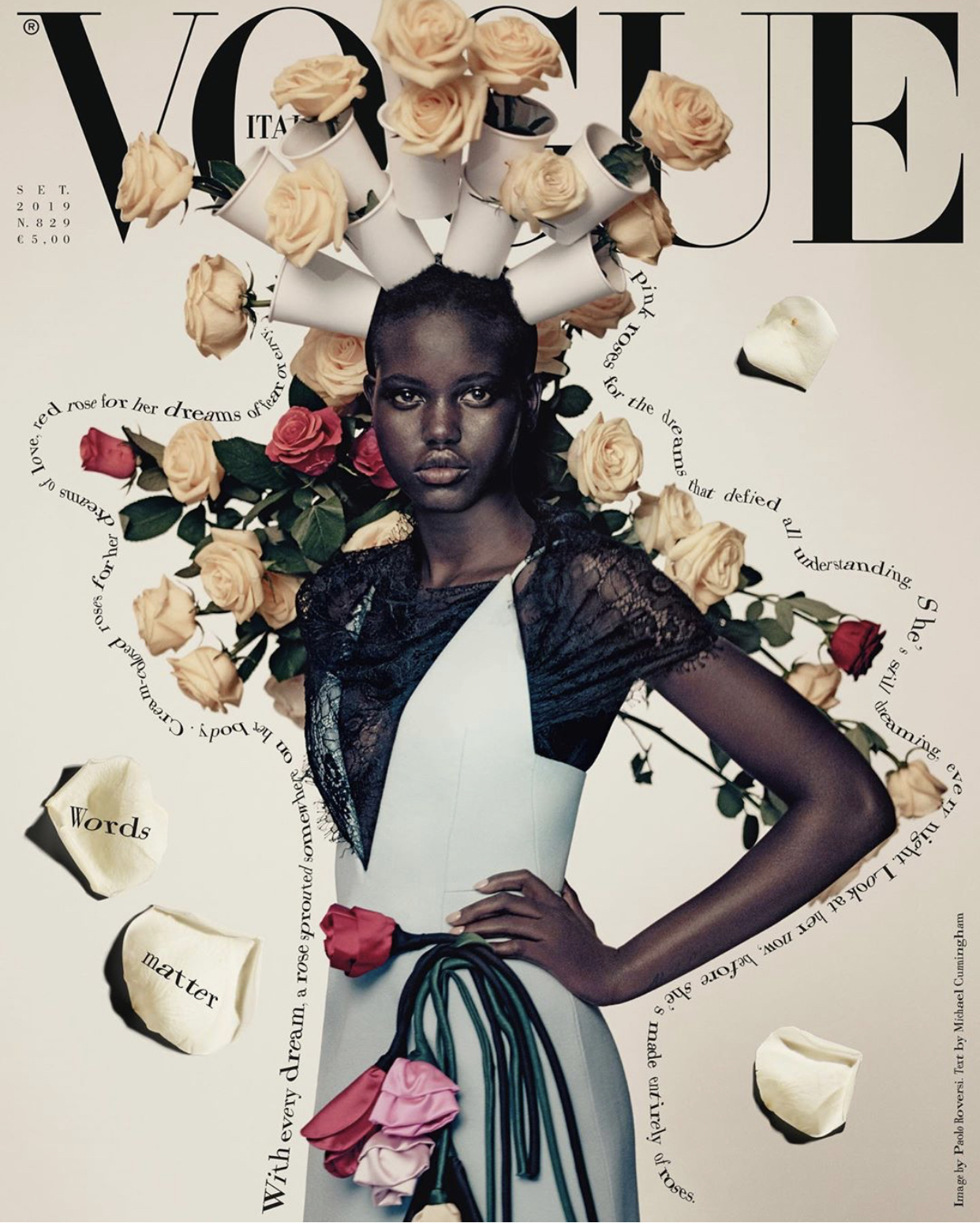 Vogue Italia September Covers 意大利版Vogue 9月刊以“Words Mat