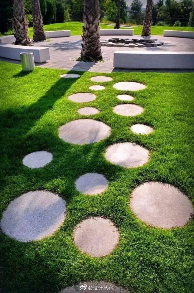 景观设计,绿地铺装参考…|绿地|景观|设计_新浪新闻