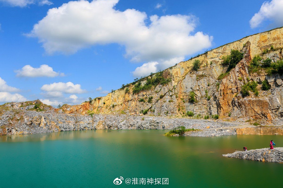 在淮南夏天必须要去打卡的景点九龙岗龙池拍摄者