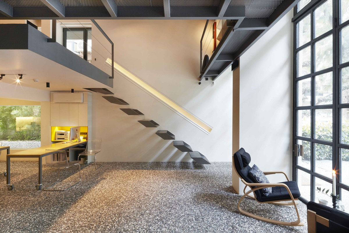 一个家和公共艺术画廊:studio loft摄影工作室空间设计