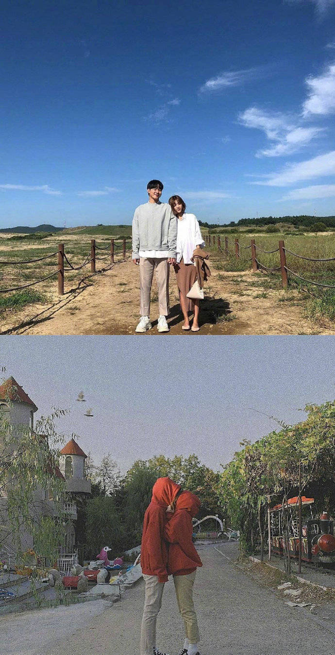 一波情侣拍照姿势,年底了该洒的狗粮记得洒.