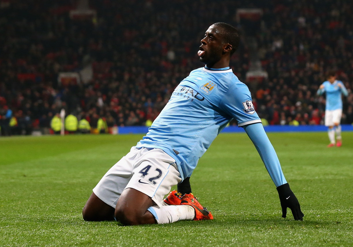 足球老照片:亚亚·图雷(yaya toure)曼城时期经典照30张