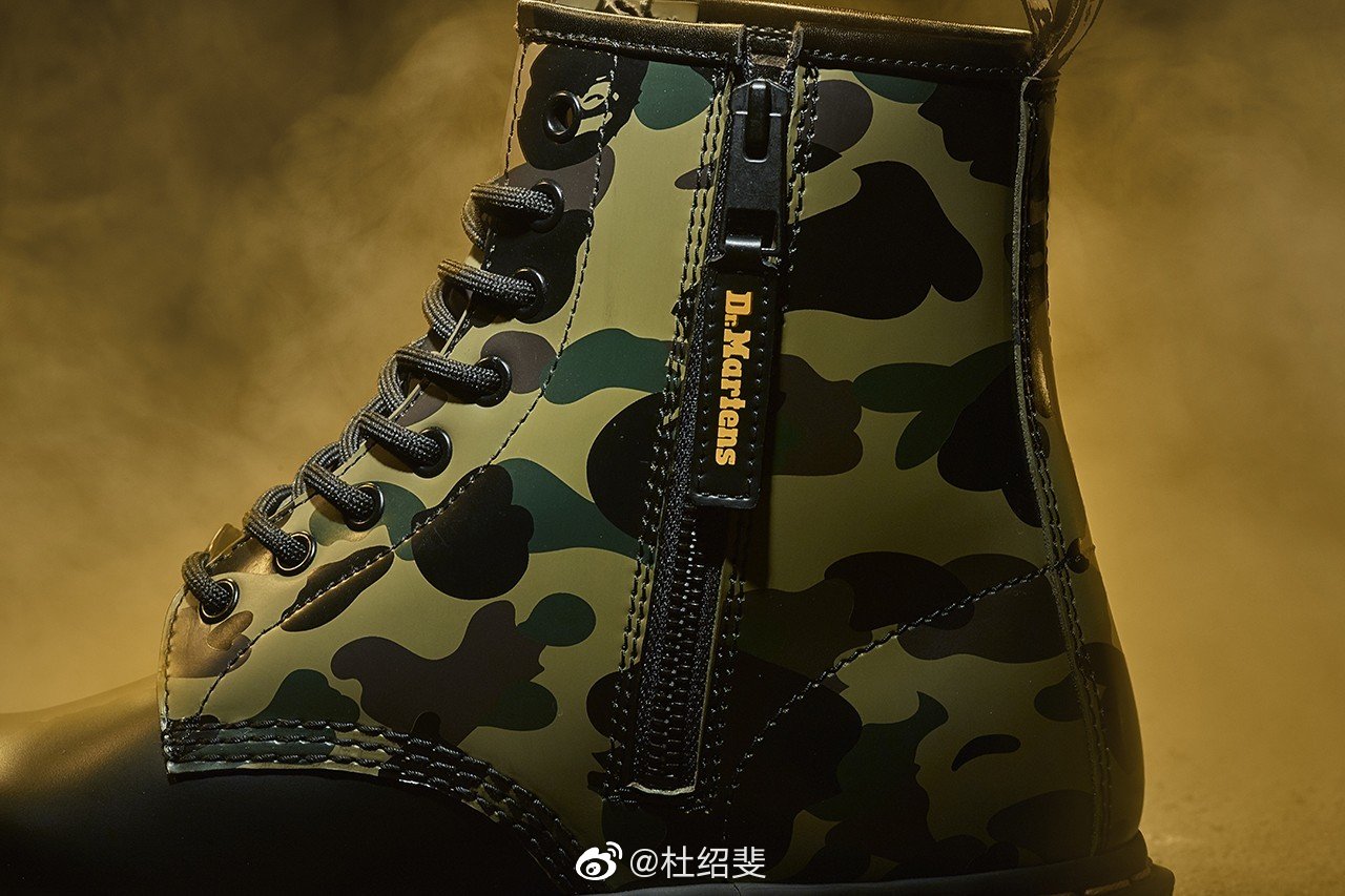 Dr. Martens庆祝1460鞋款60周年,带来与A BATHING APE®全新联乘