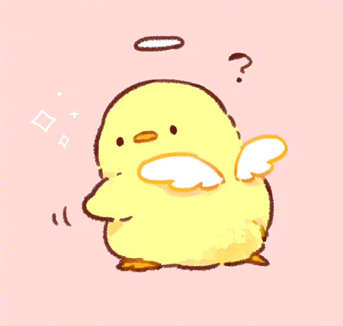 一组胖胖的小黄鸡头像,也太萌太可爱了吧!用起来!twi:sanpoimo