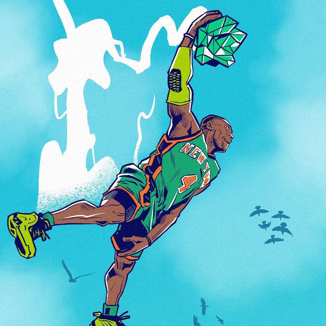 漫画版nba扣篮大赛经典时刻这组图太赞了bambambam99