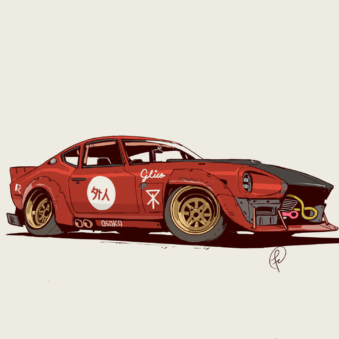 一组车车插画委内瑞拉插画师fernandocorrea