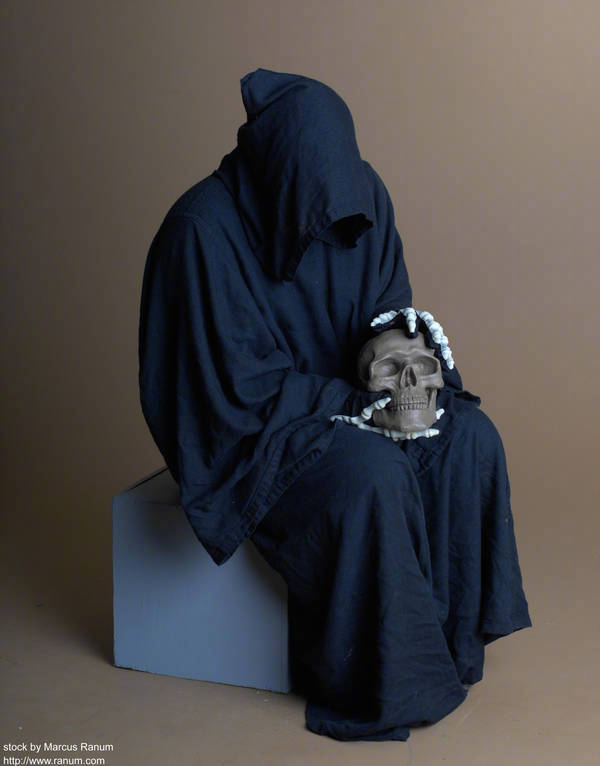 失落悲伤的黑袍死神素材!自己借鉴,转需!(source