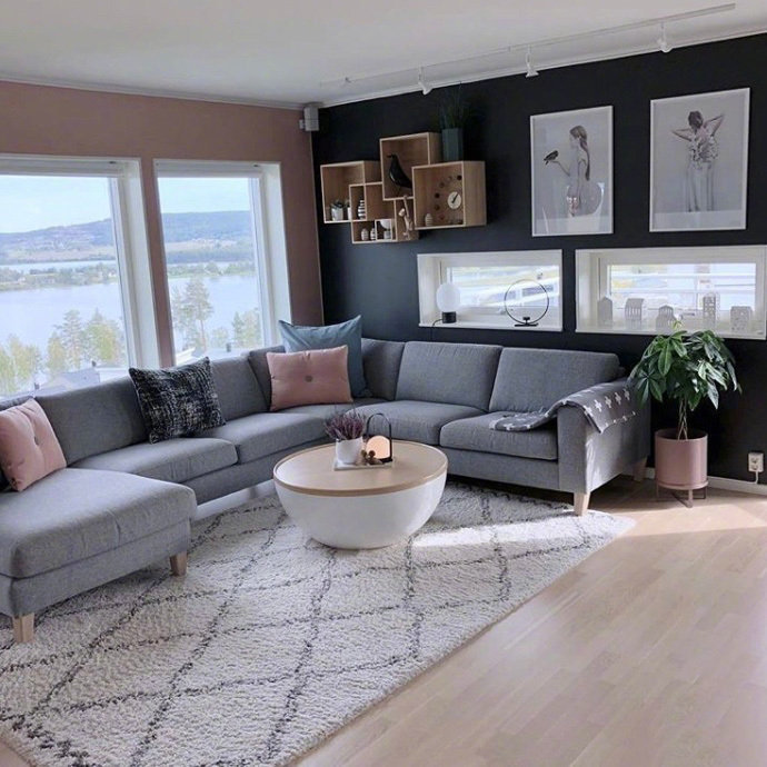 粉蓝色系莫兰迪家居参考,一半高级,另一半满足你的少女心