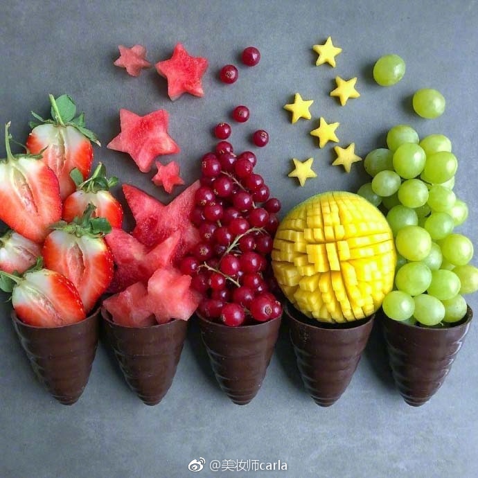 超有创意的水果摆盘,拿去学着做