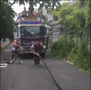他无数次获得大力士冠军，