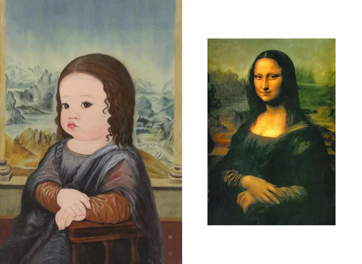 激萌版世界名画!不看原作,你可以认出几幅来|微信|插画师|头像|可爱|art_新浪新闻