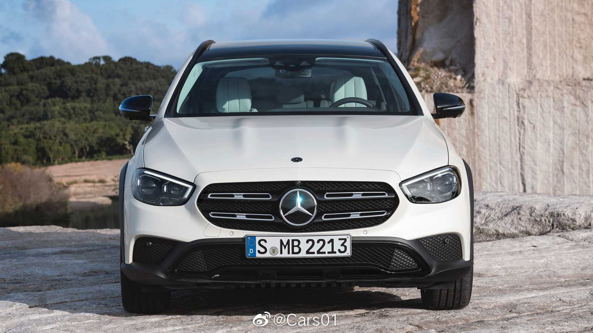 新款奔驰e级all-terrain(跨界旅行车),更高的离地间隙