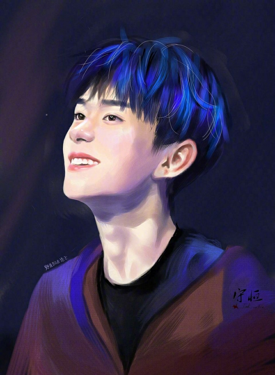 易烊千玺就是那种从漫画里走出来的爱豆啊