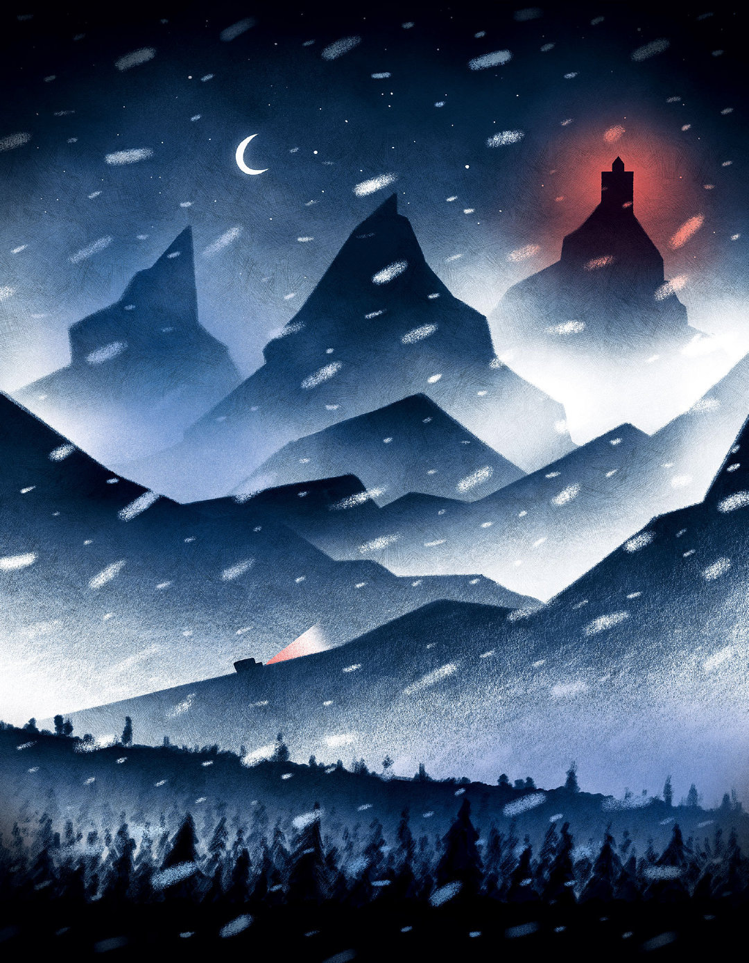 英国插画师tomclohosycole的作品在视角的选取和细节上的处理