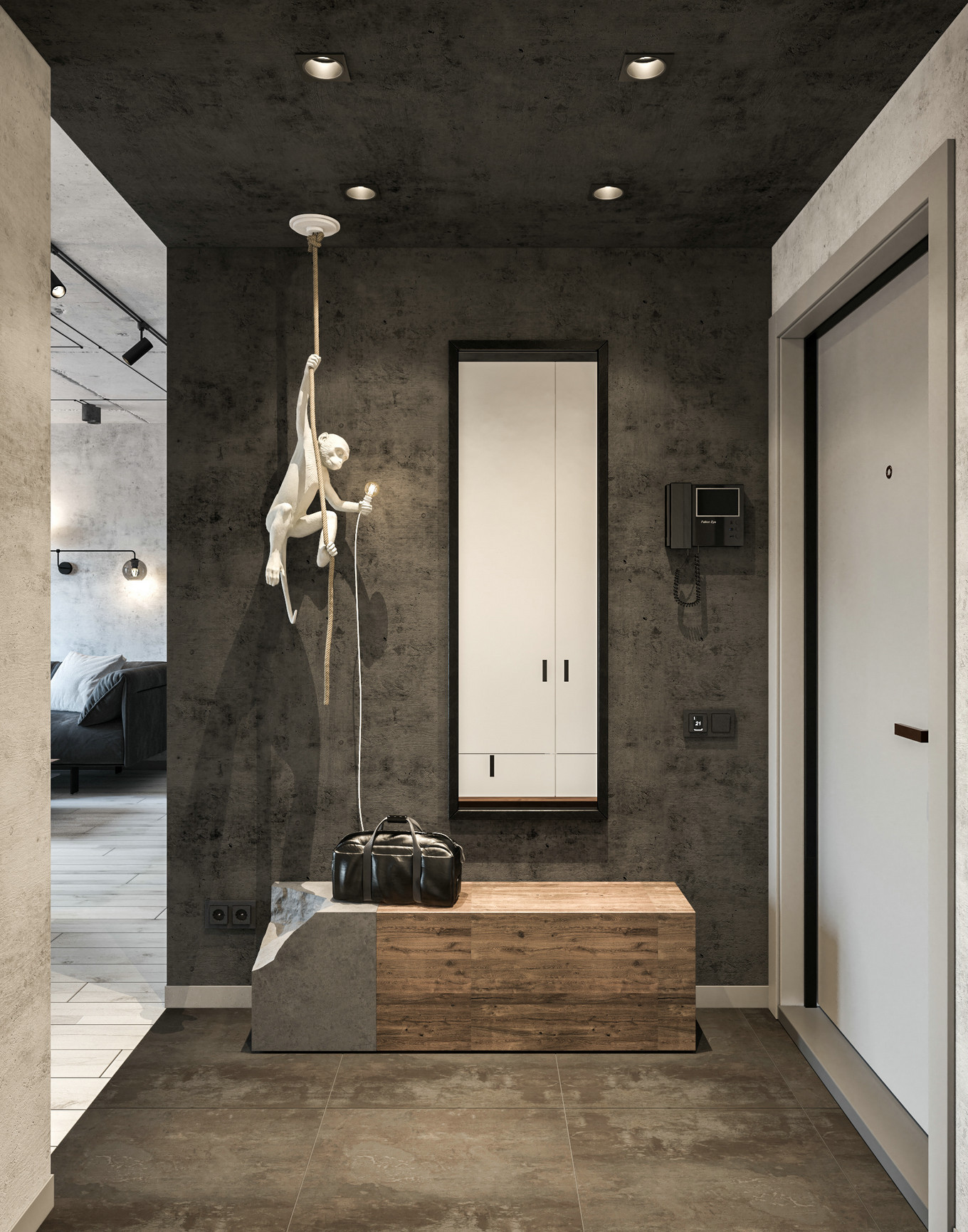 极简工业风,冷淡的理性质感/汕头设计师/汕头室内设计