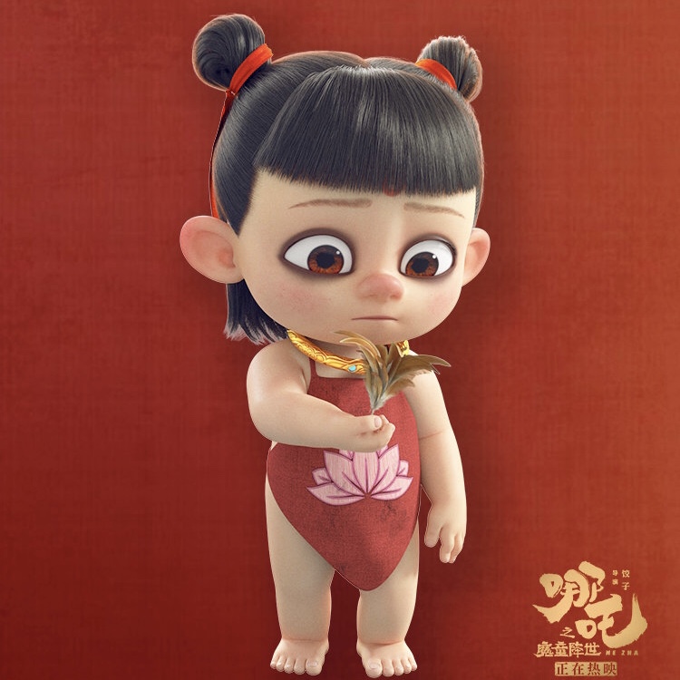 小哪吒最近成功出圈了,比起以往的"哪吒们"形象略有颠覆