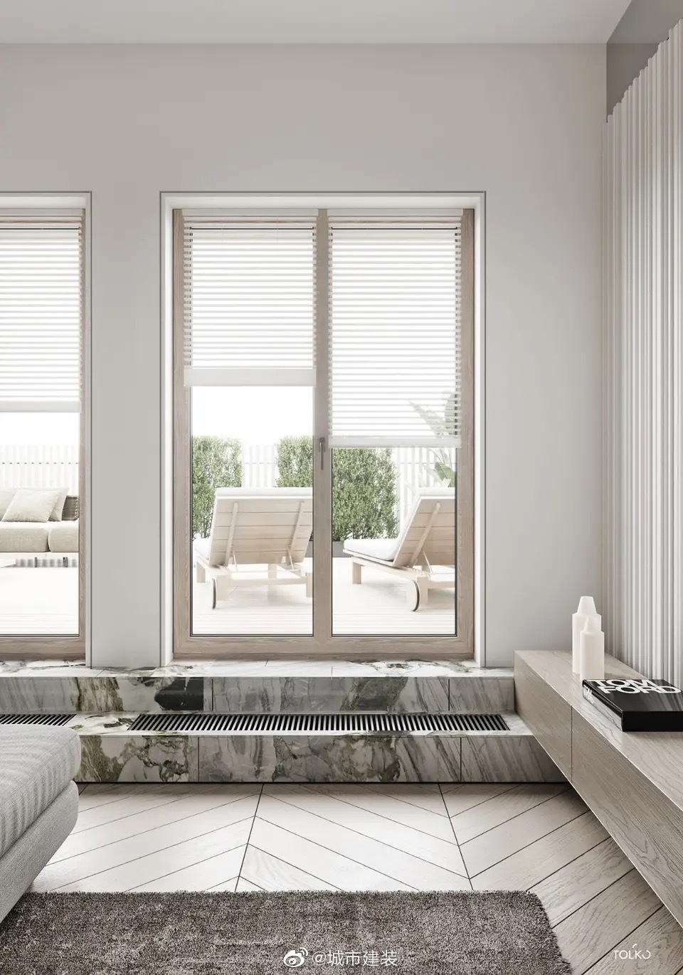TOL'KO interiors|高级灰+绿色,摩登都市。