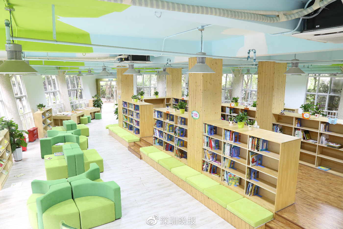 图书馆学校(宝安区)为明双语实验学校西乡凤岗小学福永中学宝安区坪洲