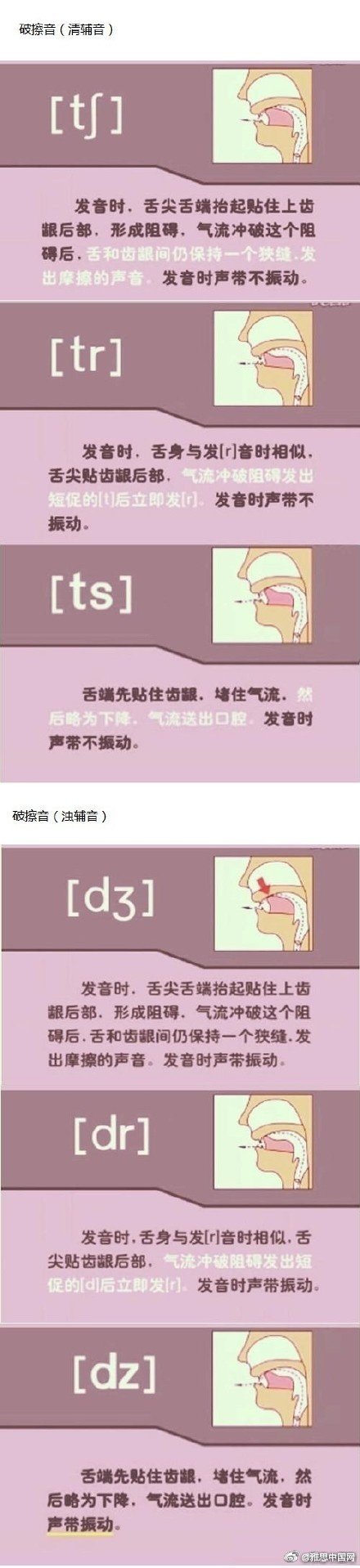 英语音标发音图解