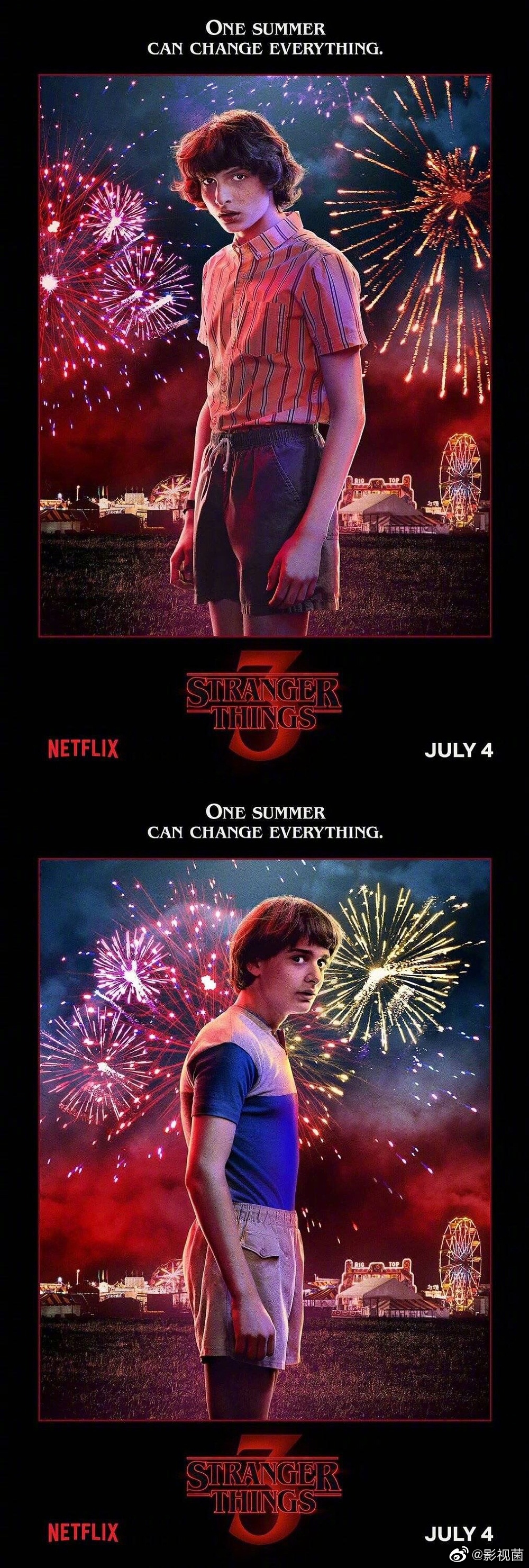 《怪奇物语》第三季发布角色海报!该剧集将在今年 7 月 4 日回归