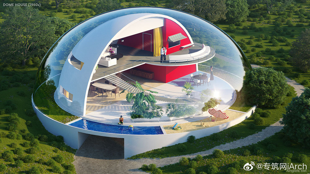 过去人们的未来臆测:7座新型住宅