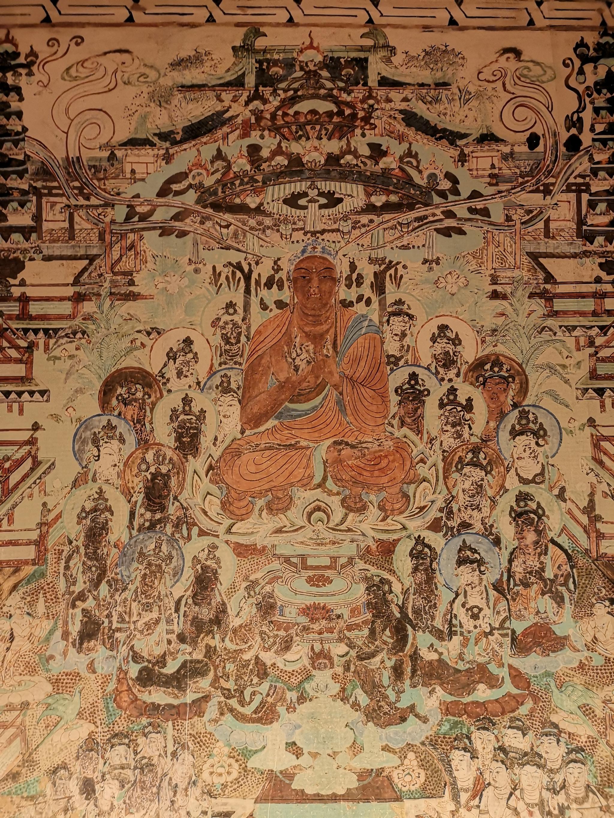 敦煌市博物馆的45窟复制窟|敦煌市博物馆|莫高窟|塑像_新浪新闻